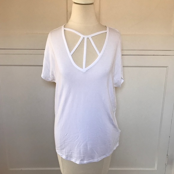 Express Tops - EXPRESS White Short Sleeve London T-shirt XS New
